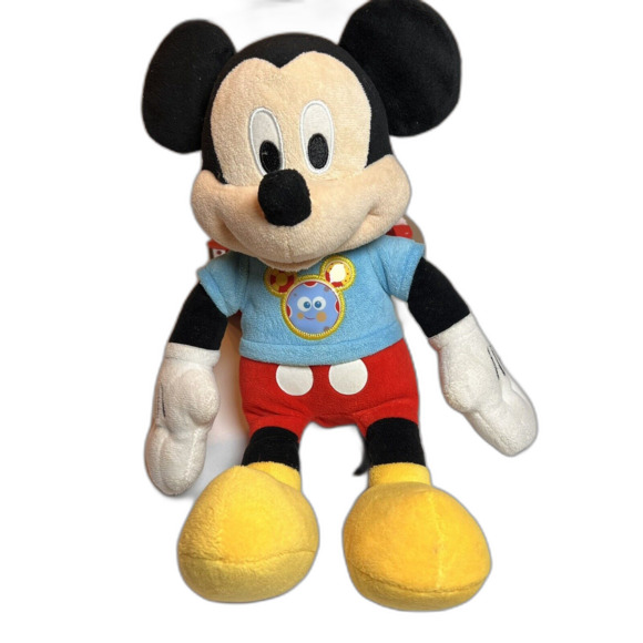 Mickey Mouse Clubhouse Fun Mickey Mouse Plush Toy Talking Singing Tested Working - Picture 1 of 2